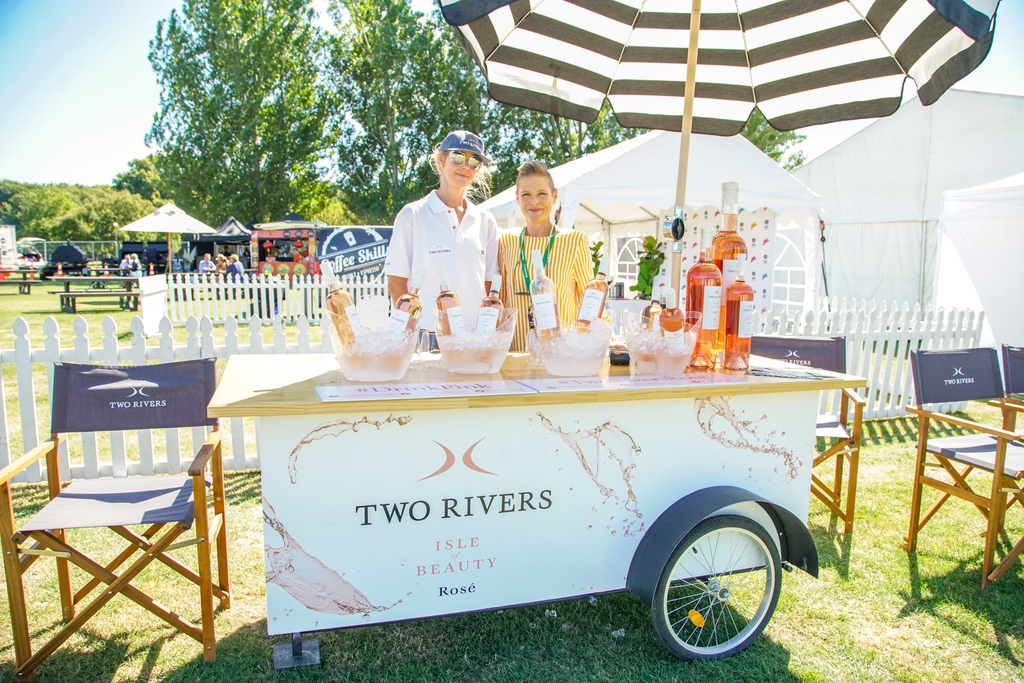 Indulge in Two Rivers sophisticated taste of Marlborough available by the glass or by the bottle for all our wine lovers out there. #lexusurbanpolo2024 #tworivers