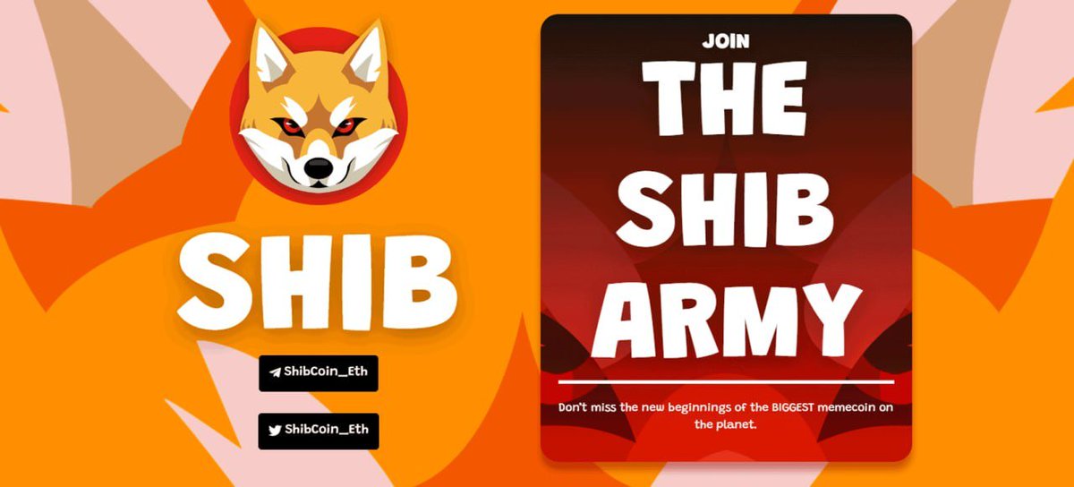 ShibCoin_Eth's tweet photo. JOIN THE NEW $SHIB ARMY  

OFFICIAL CONTRACT ADDRESS:
0x4d468fd162684b8249969775c71d4f83789cdd32

TELEGRAM: https://t.co/kSBqXRpXiq https://t.co/SEwSCgeE00