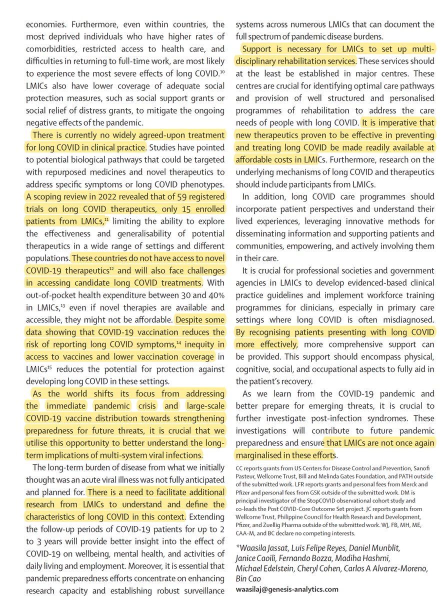 Eric Topol (@erictopol) on Twitter photo If you thought the burden of #LongCovid was mainly in high income countries, think again thelancet.com/journals/lance… H/T @Daltmann10 <a href="/TheLancet/">The Lancet</a> by <a href="/WaasilaJassat/">Waasila Jassat</a> and colleagues If you thought the burden of #LongCovid was mainly in high income countries, think again thelancet.com/journals/lance… H/T @Daltmann10 <a href="/TheLancet/">The Lancet</a> by <a href="/WaasilaJassat/">Waasila Jassat</a> and colleagues