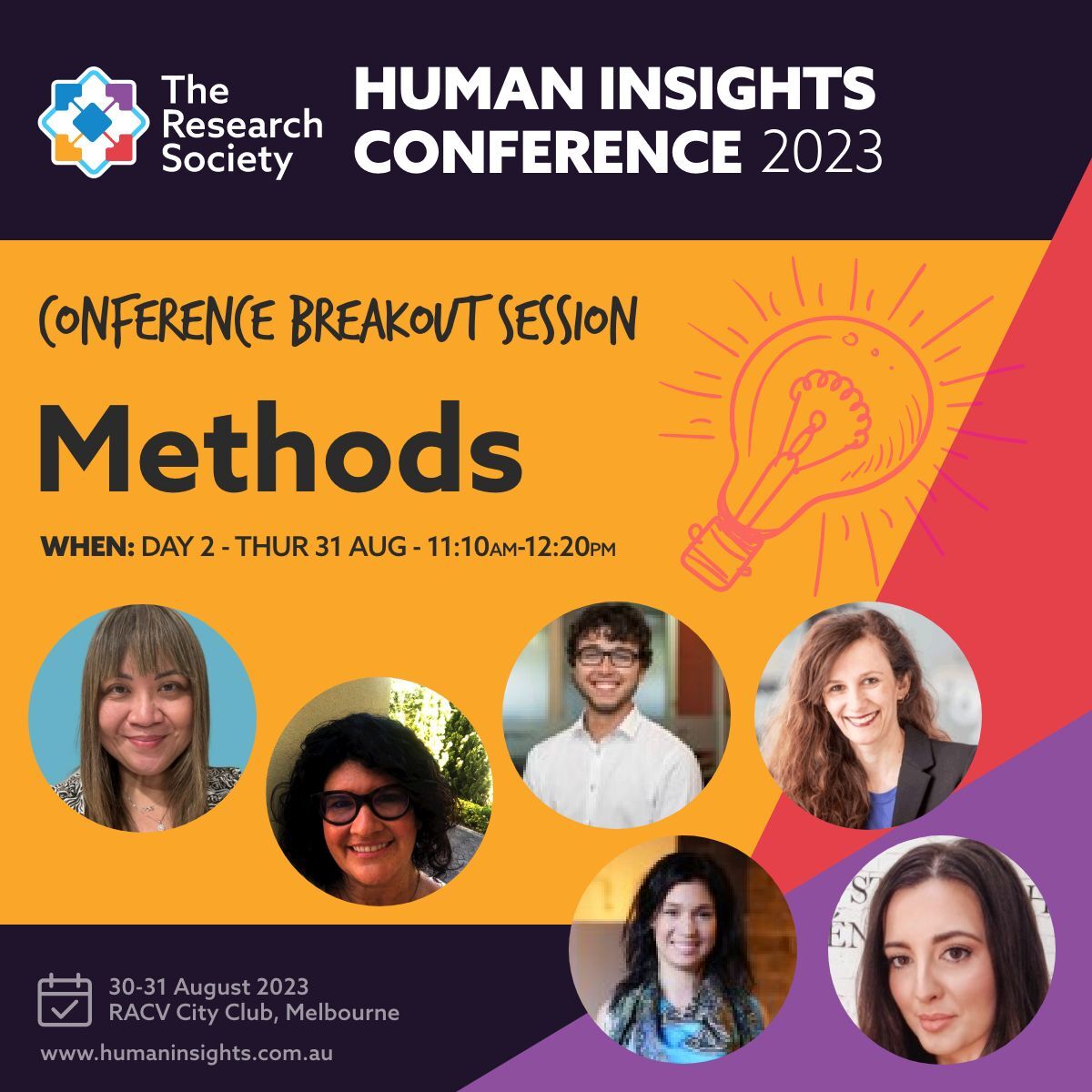 Wishing our very own James Ruta all the best presenting at The Research Society Human Insights conference today!