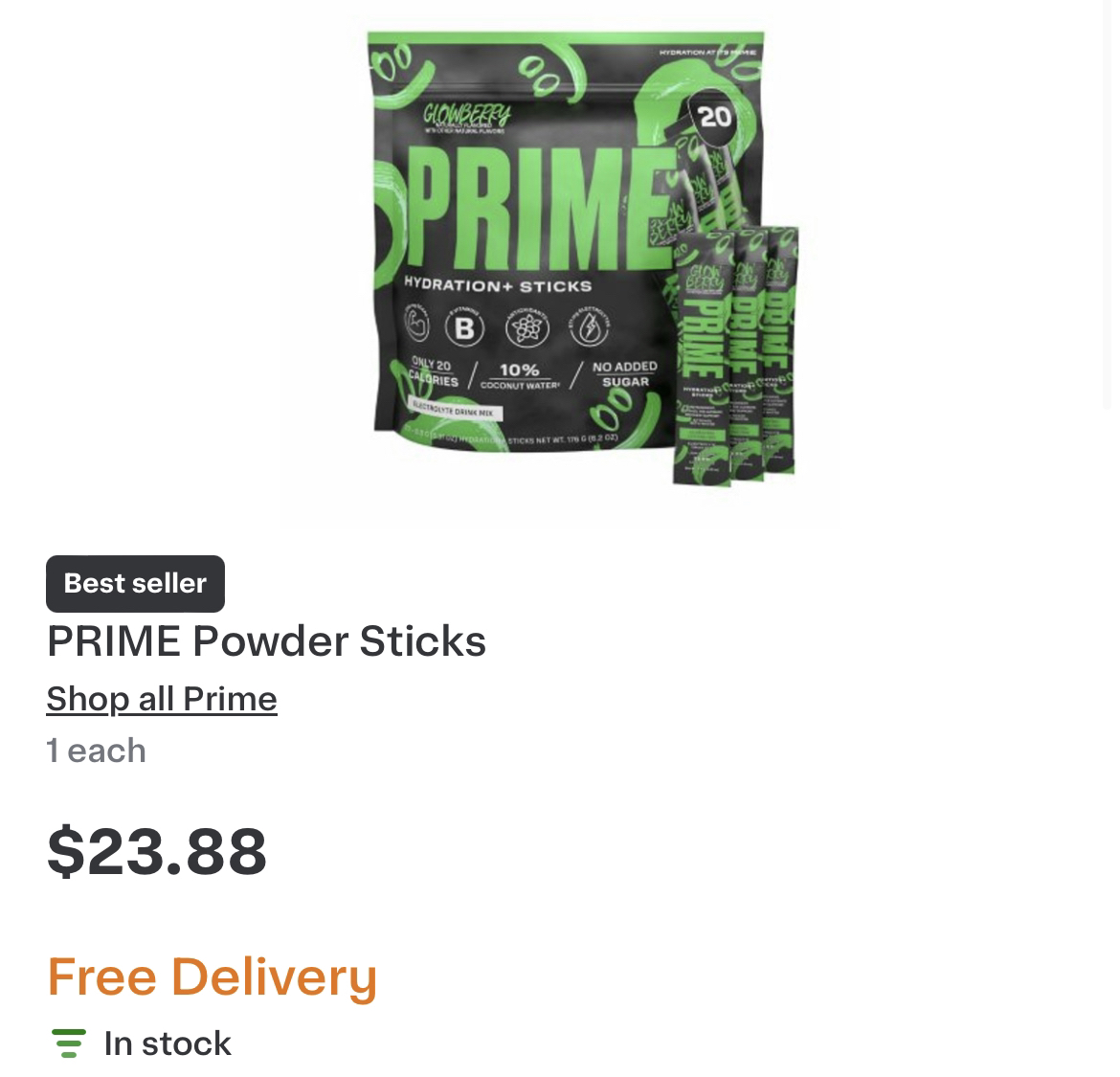 PRIME Tracker on X: 🍏 GLOWBERRY STICKS 20PK 🍏 Sam's Club continually  keeps giving - they've listed a 20pk of Glowberry Sticks! What a HUGE day.  It doesn't stop here We'll be