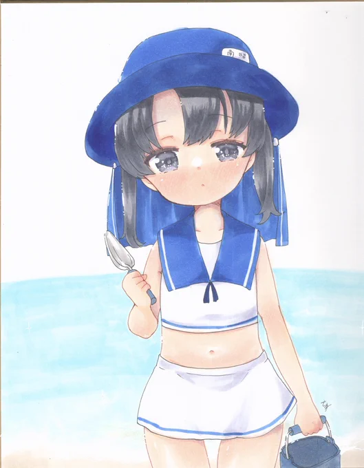 #今月描いたイラストを晒そう こみトレに向けてぷにぷにポンポン増やしてるから、五月雨ちゃん少なかった