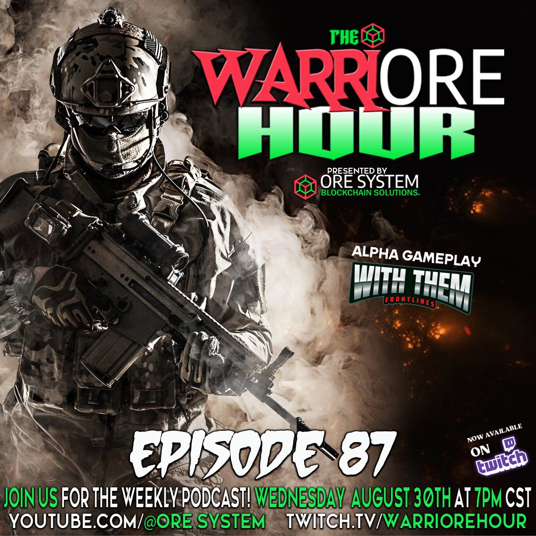 GOING LIVE NOW - WITH THEM ALPHA GAMEPLAY
<a href="/WT_Frontlines/">With Them: Frontlines</a> 

youtube.com/c/ORESystemNFT
twitch.tv/warriorehour