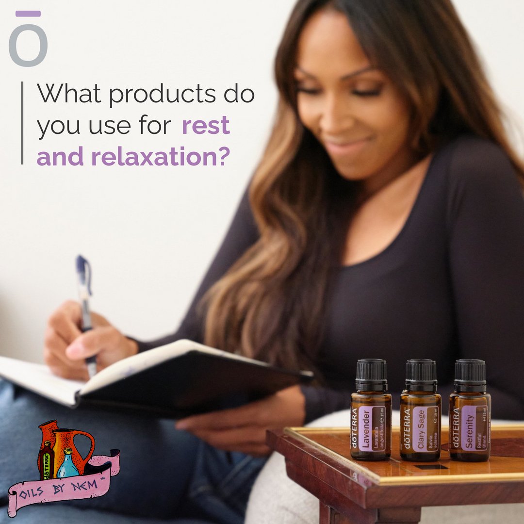 HadassaNem's tweet photo. I love applying dōTERRA Serenity™ to the bottoms of my feet at bedtime to help me unwind and feel relaxed. Tell me in the comments what you use! https://t.co/Ilu2TGop3C -
#OilsByNem #dōTERRA® #Serenity #HealthAndWellness #WellnessJourney #EssentialOilBlends #Oils4Life #OilUp~! https://t.co/CQnA8bQ5kG
