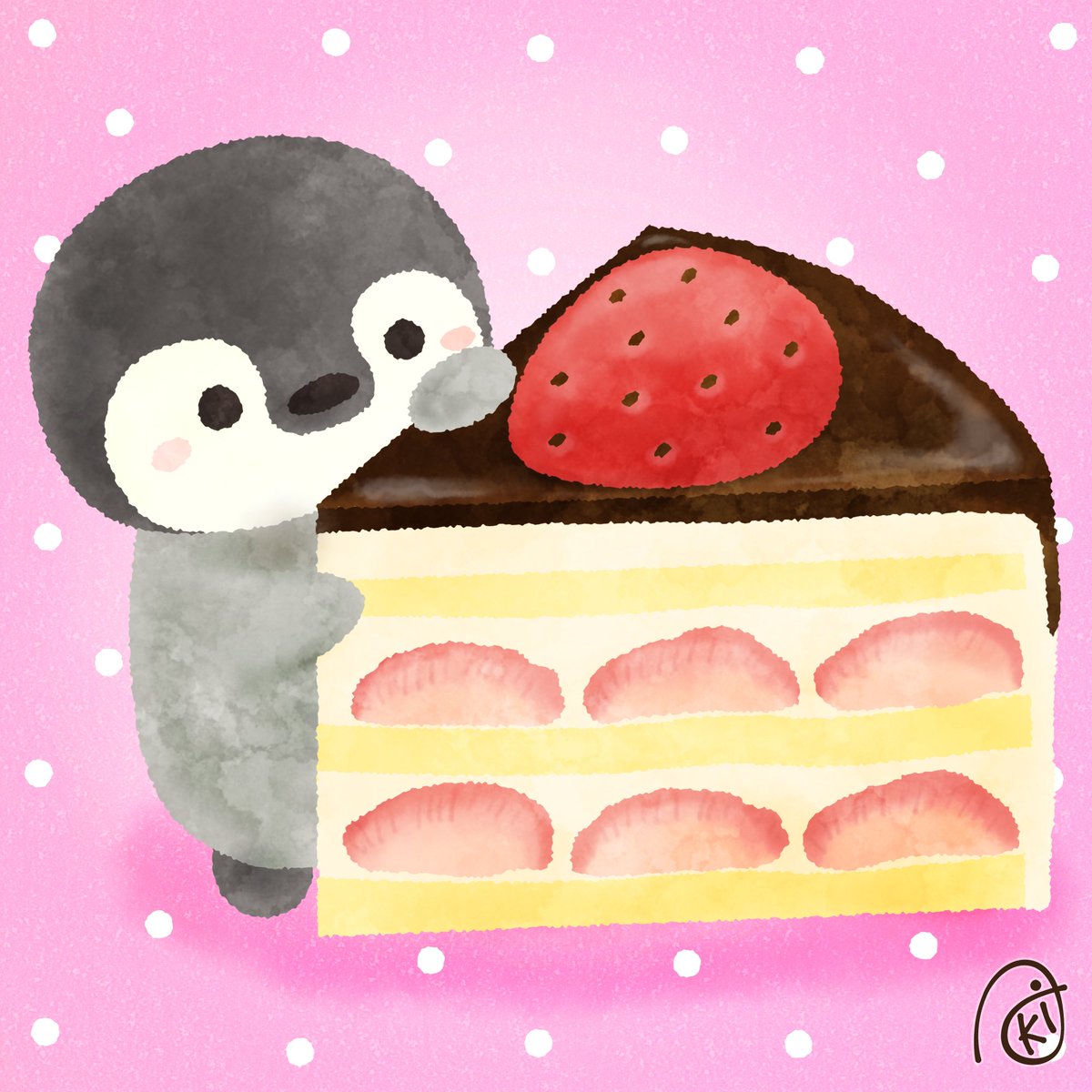 チョコがけいちごショート

#イラスト #お絵描き #ペンギン #コウテイペンギン