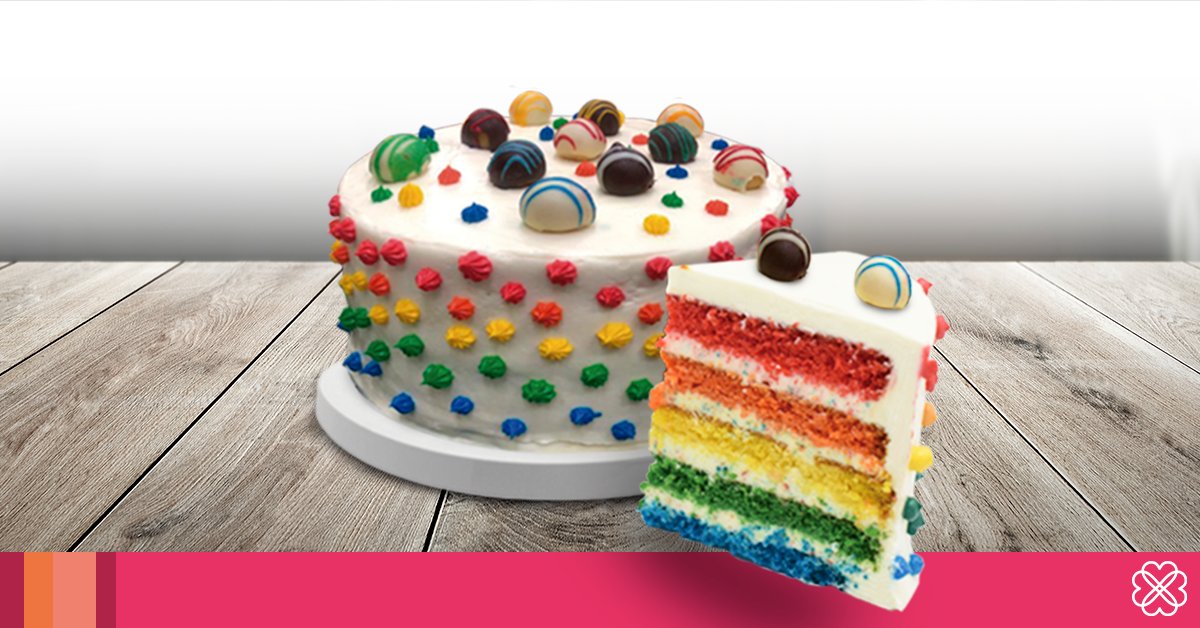 PastelCinco20's tweet photo. Prueba el delicioso pastel multicolor #Rainbow, lo encuentras en cualquiera de nuestras sucursales en tamaño individual, mediano y grande. #Pastelería #TenemosUnaPropuesta https://t.co/nCsKcQ2fZD