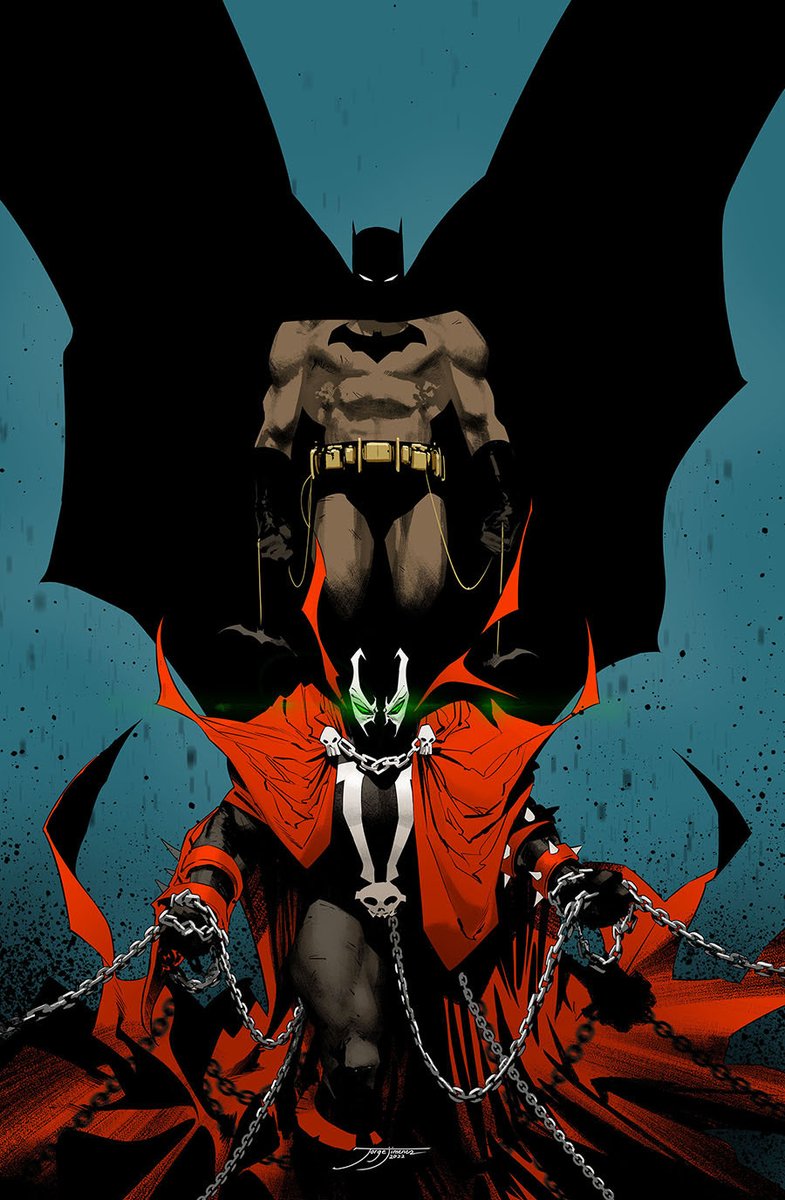 Batman and Robi.. one moment!? #batman #spawn
