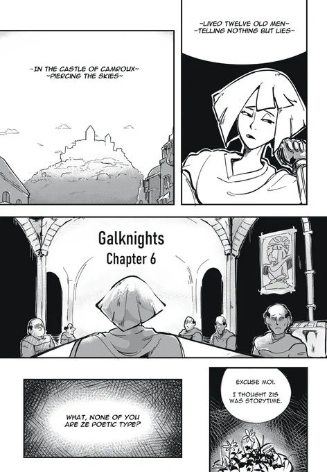 Galknights Chapter 6 (1-4)

You can read this and the previous chapters here if you'd like https://t.co/lodRLScJQr 