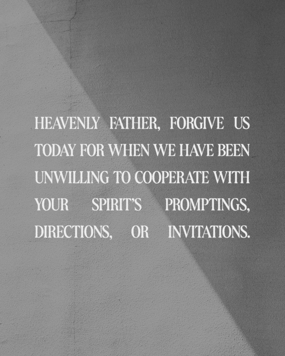 Heavenly Father, in humility we repent and ask You to forgive us when we have denied our Lord—times it was inconvenient or unpopular for us to acknowledge we knew Jesus. Forgive us today for when we have been unwilling to cooperate with Your Spirit. In Jesus’ name, amen.