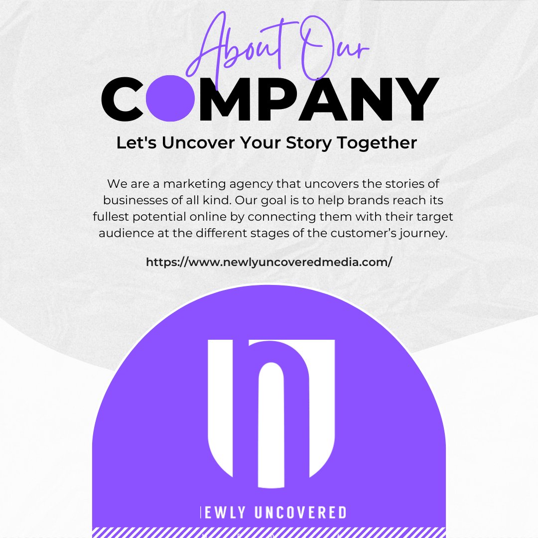 NUMedia_'s tweet photo. Here is a little reminder of who we are and what we do at Newly Uncovered Media. Want to learn more about it? Make sure to tap the follow button and stay tuned for our daily posts about our services, mission, and company overall.

#NUMediaLLC #SocialMedia #SmallBusiness https://t.co/AQTxoZSf6n