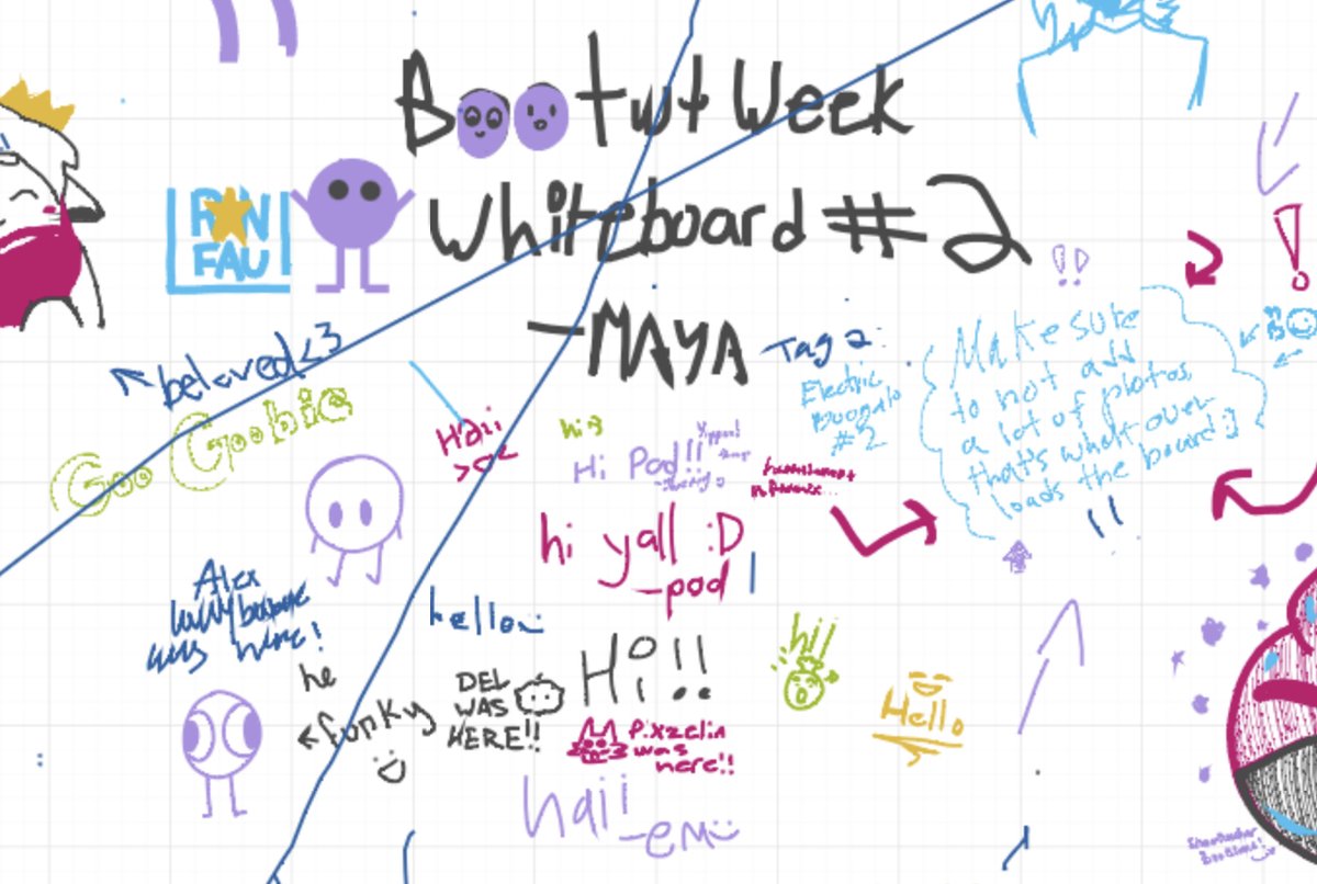 dum6luck's tweet photo. screenies from the bootwt whiteboard, a 🧵
#bootwtaggie #bootwtweek https://t.co/UDXPDeKMy2