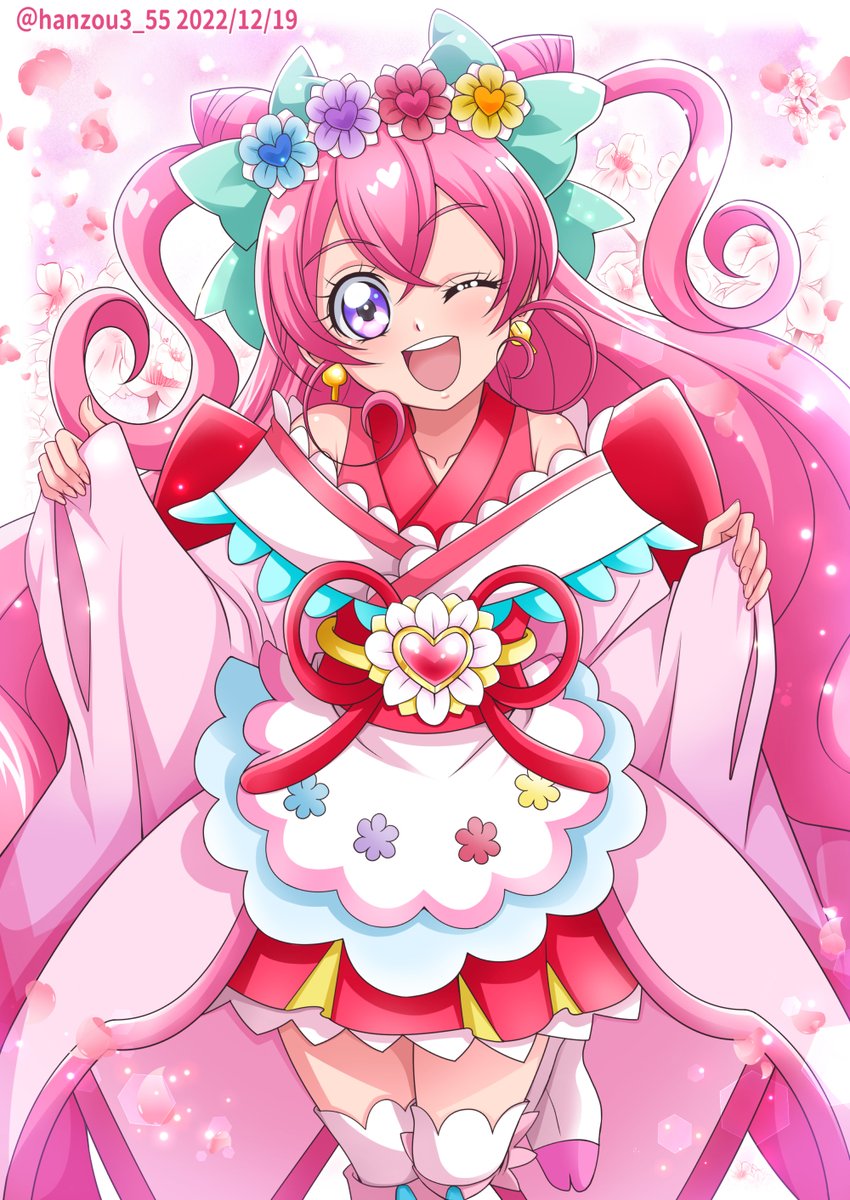「過去絵でお祝い、ゆいちゃんお誕生日おめでとう〜#和実ゆい生誕祭2023 #キュア」|半蔵のイラスト