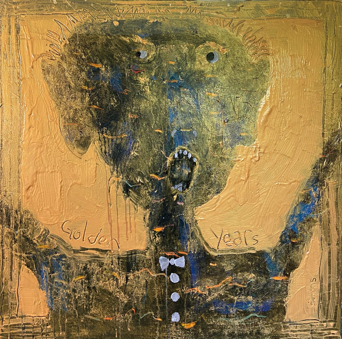 briansimons's tweet photo. "GOLDEN YEARS" 36X36" a/c  Comments welcomed https://t.co/KDlacEf7vp