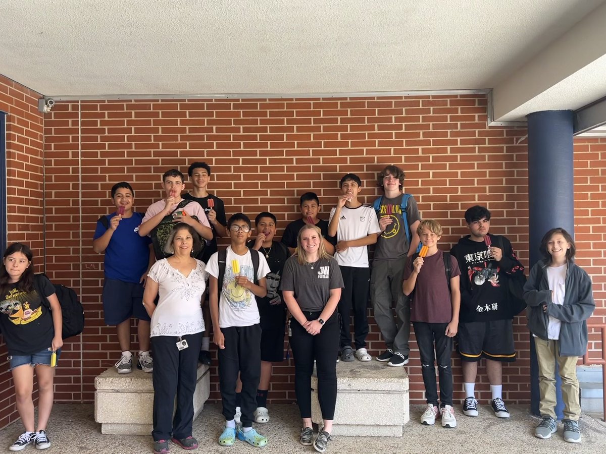 Congratulations to Ms. Pick and Mrs. O’Dowd 2nd periods for being the first classes to have 95% attendance or higher the first 3 weeks of school! Success never tasted so sweet!🍦
#BeBetter #AttendanceMatters #WranglerNation #WranglerPride #BetterTogether