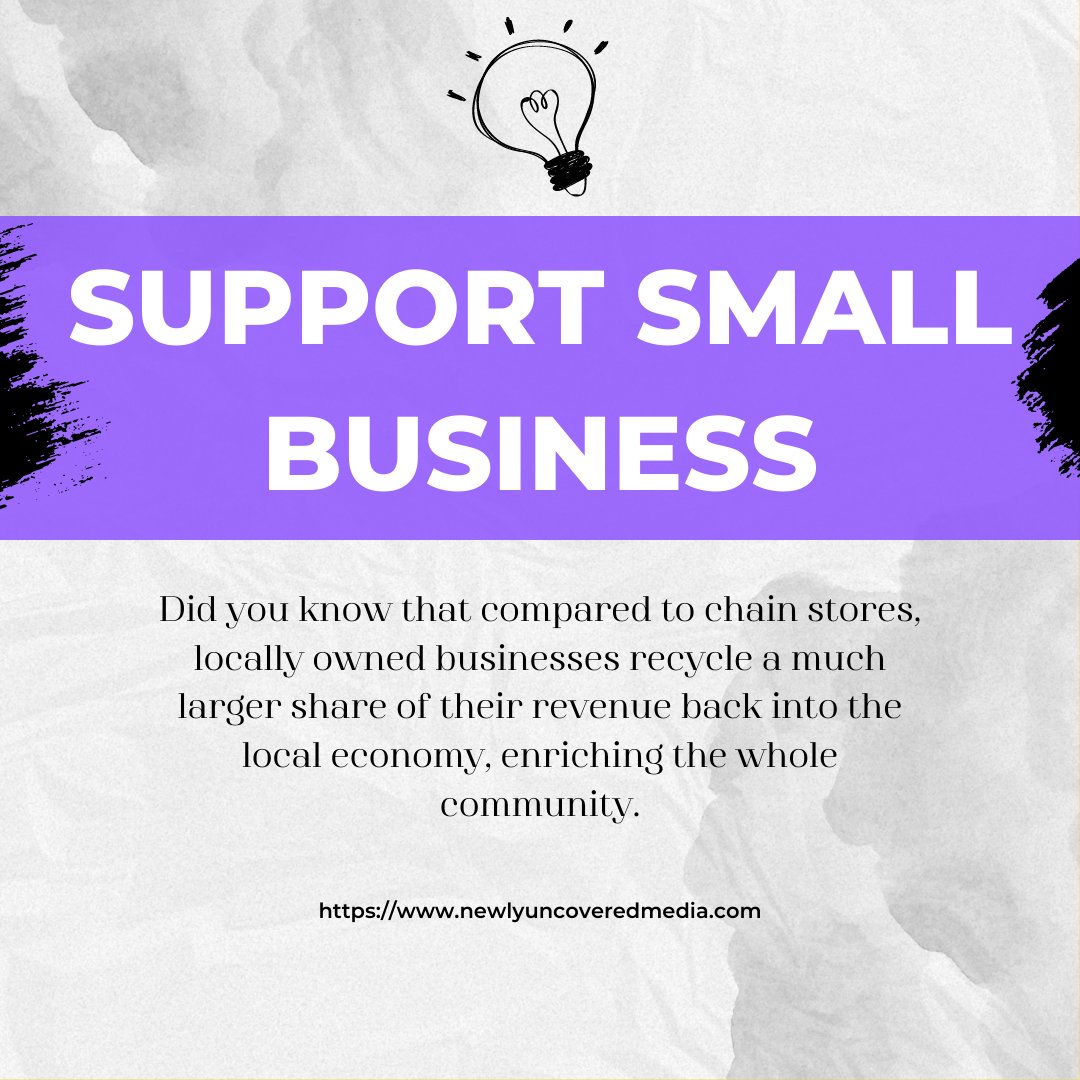 NUMedia_'s tweet photo. Happy Saturday! Here at NU Media, we are all for supporting our small and local businesses! Check out our fun fact of the day and tag a small business you are currently loving right now. 

#NUMediaLLC #SocialSaturday #ShopLocal #SupportSmallBusinesses https://t.co/AFIB4PJOOn