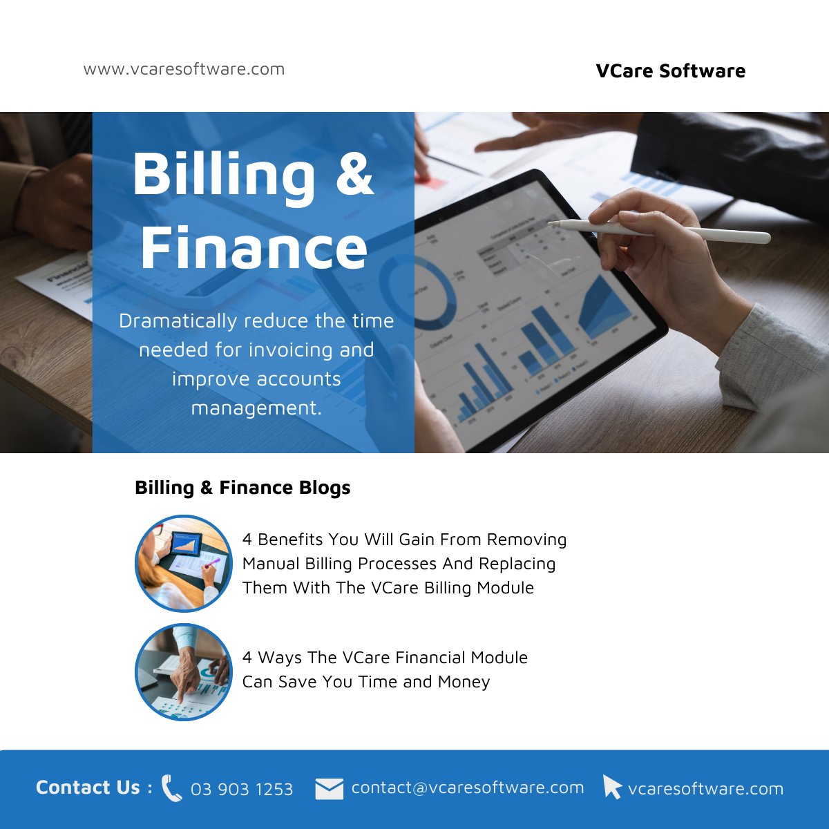 vcare's tweet photo. Enter the VCare billing and financial module, a technological solution designed to revolutionise processes in aged care throughout New Zealand. 

Links to Billing and Finance Blogs:
https://t.co/CpjRWtzDrK 
https://t.co/mhq2i7Zowh https://t.co/Yrhjc8vPCj