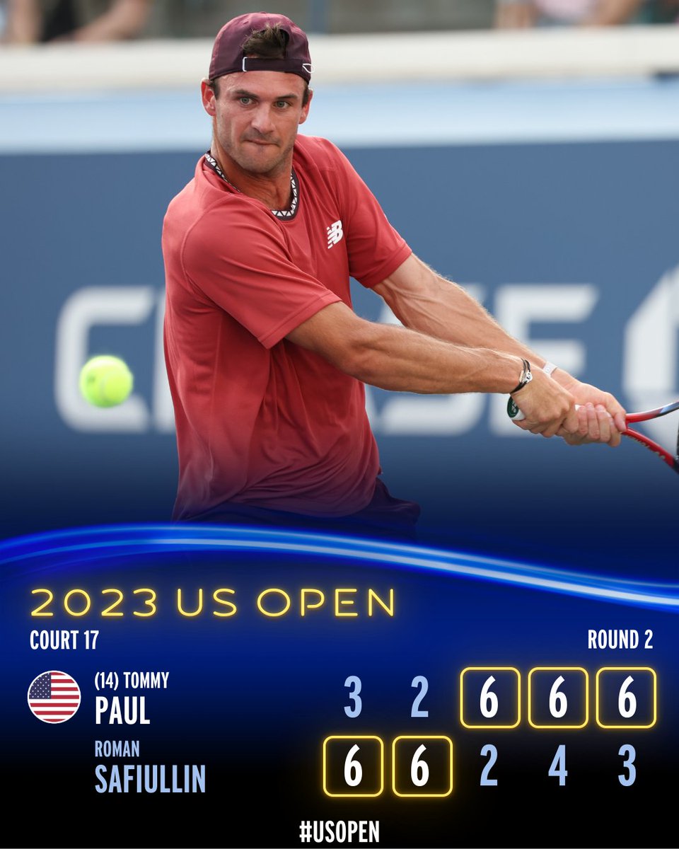 TOMMY PAUL FROM TWO SETS DOWN!