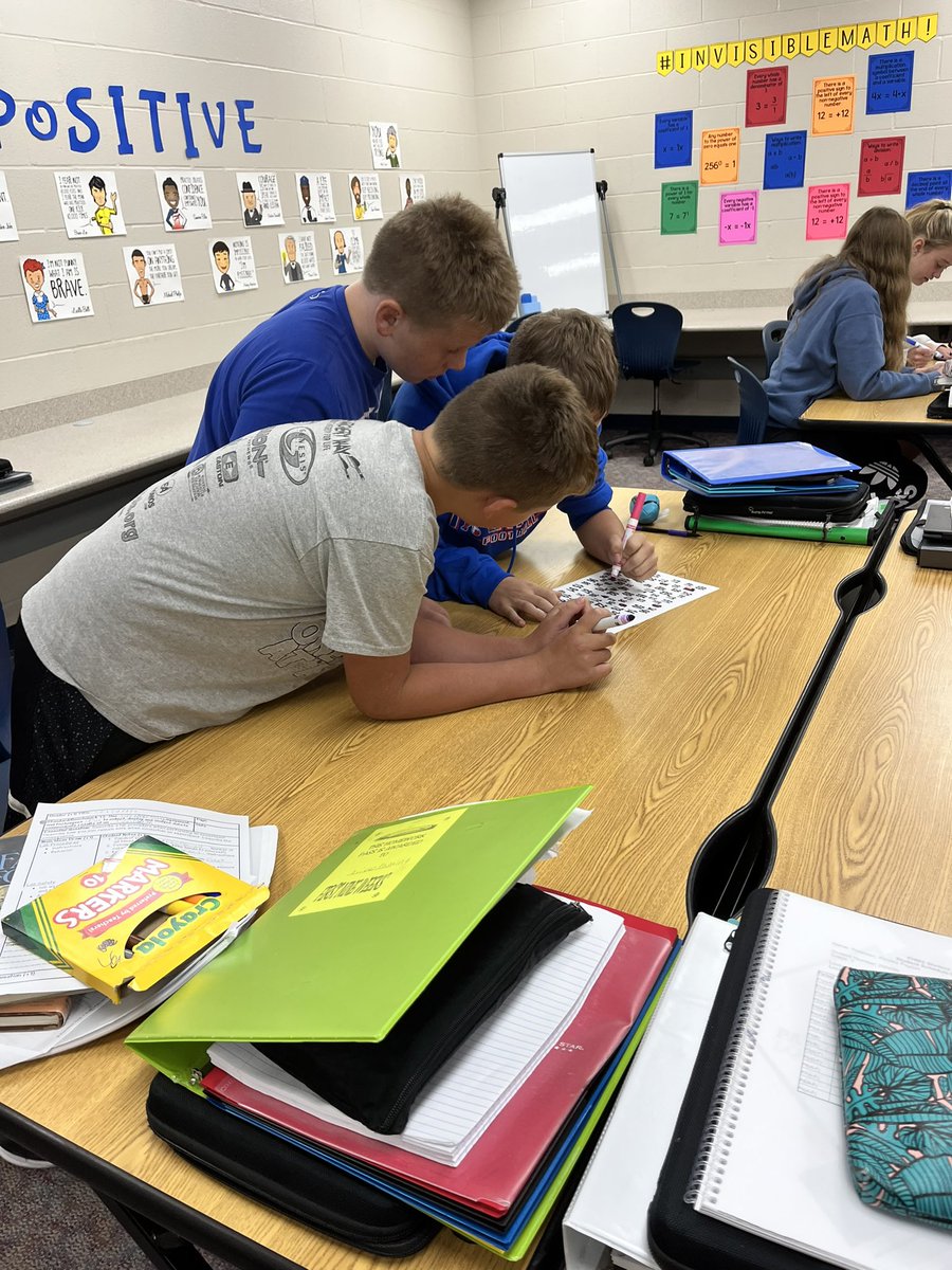 KlemanLisa's tweet photo. These guys rocked it out of the park the past few days with their group work. 🙌 #buildingthinkingclassrooms #PHStrong https://t.co/HG2tVY9Lmx