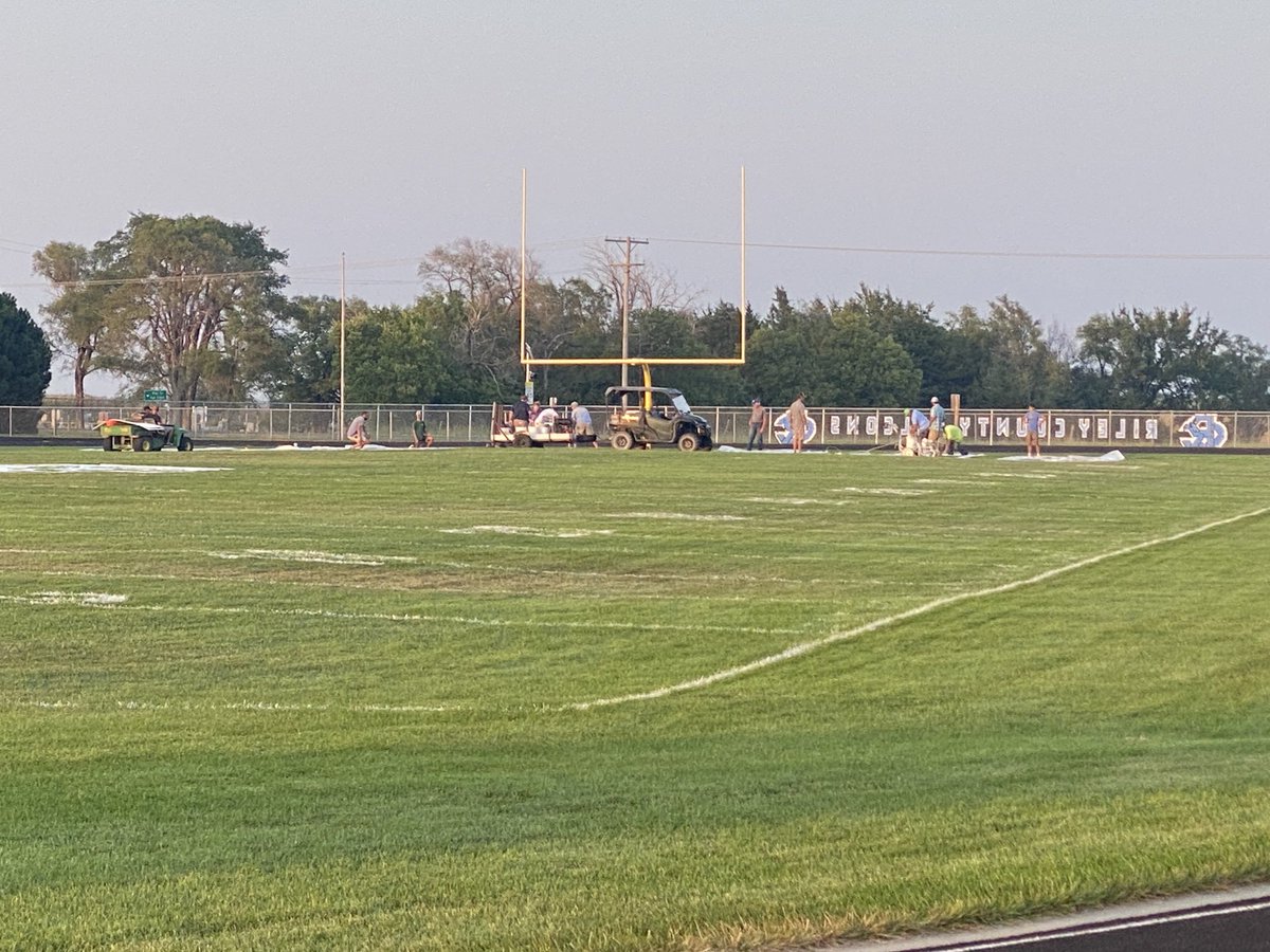 Football Fridays almost here! Shout out to our field crew parents for making sure The Hal is looking good.