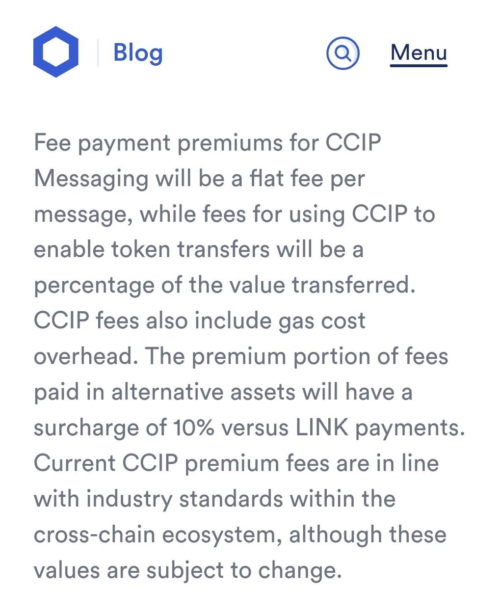 nullpackets's tweet photo. #CCIP - Any token needed (10% surcharge)
Payable in $LINK https://t.co/22ZSd9HrYV