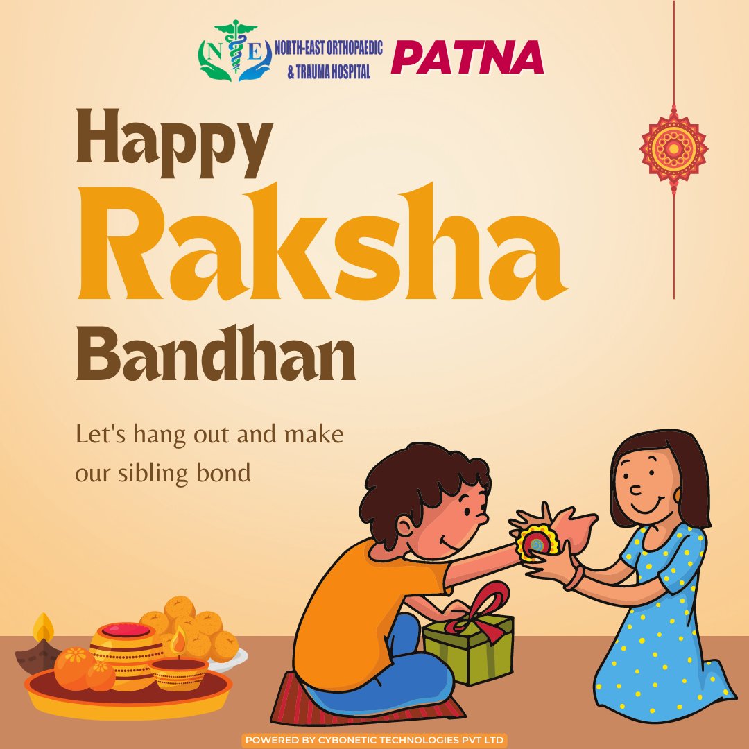 👫✨ Tied by love, bound by memories. Happy Raksha Bandhan to my forever partner in crime! 💕🎉

#RakshaBandhan #SiblingLove #HappyRakshaBandhan #BrothersLove #SistersLove #LovingFamily #FamilyFirst #TraditionTreasures  #patna #northeast #hospital #multispeciality