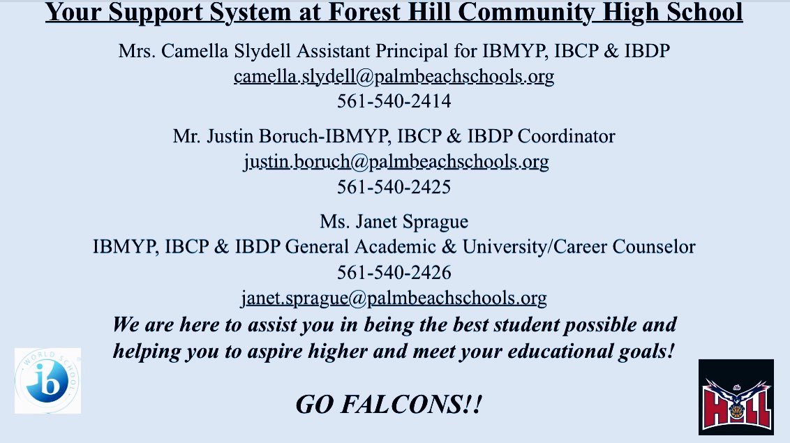 coachboruch's tweet image. A big thank you to everyone who attended our #IBParentNight @FHH_FalconFury tonight! 📚🎓 It was great to see so many engaged parents &amp;amp; students eager to learn about our @iborganization program. We&apos;re excited for the year ahead! 🌍📖 #IBforall @IBinPBCSD @pbcsd