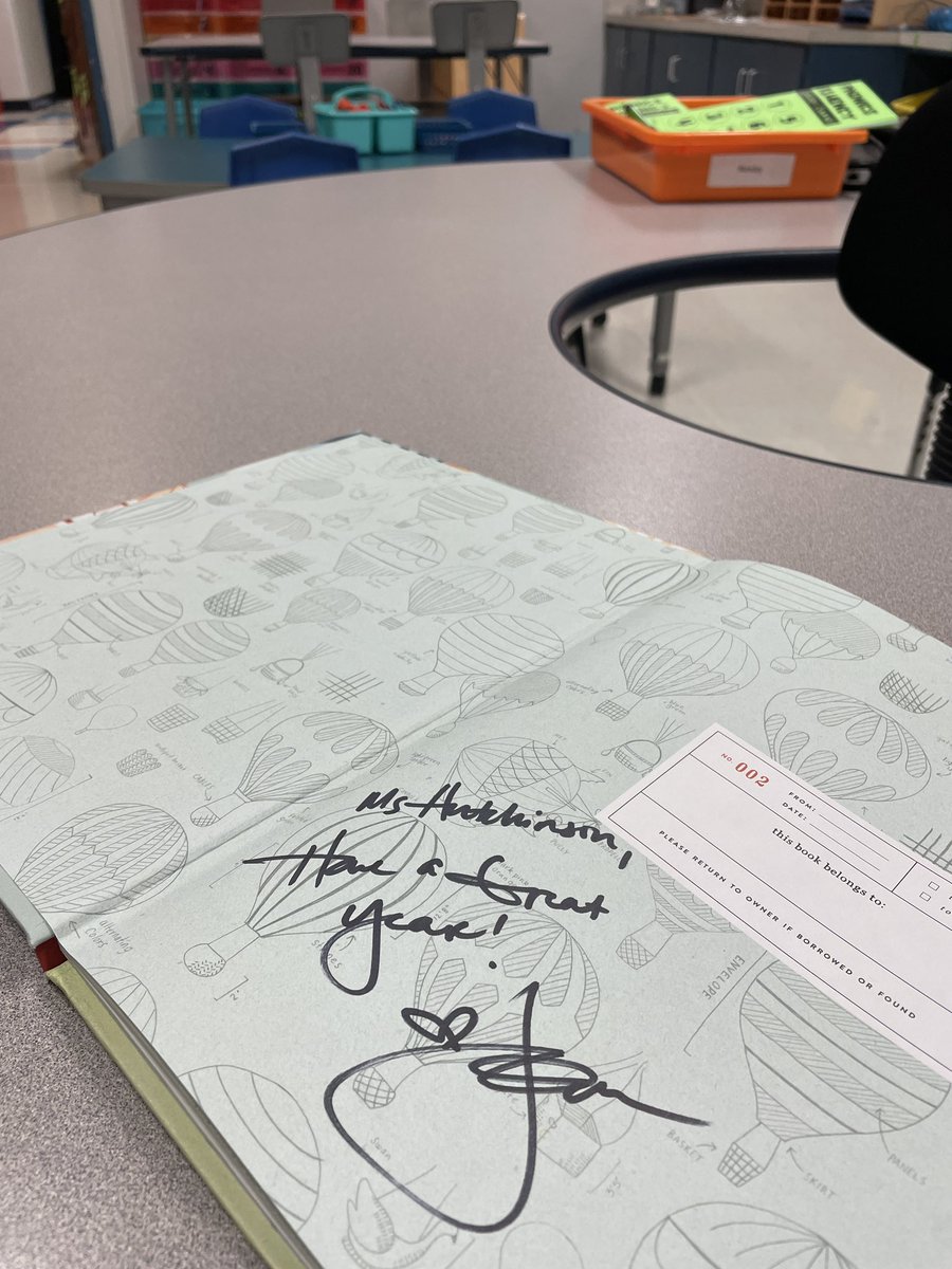 A big THANK YOU to @joannagaines! Teachers were gifted an autographed copy of her book and a sweet note card for the start of the school year. Our students have already enjoyed hearing the story that fit perfectly with our theme in kindergarten this week. #CSISDgoodvibes #ourWHY