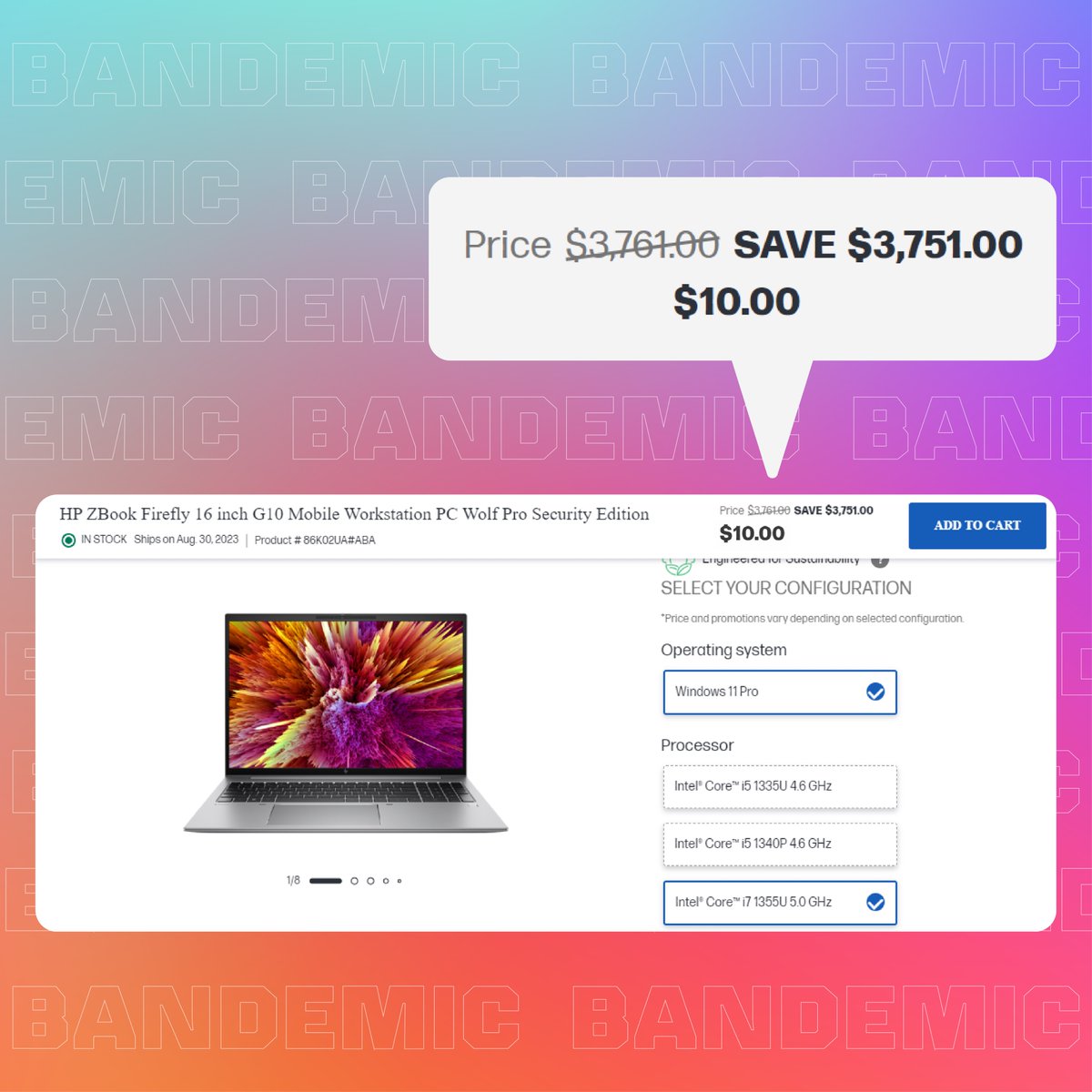 BandarsBounties's tweet image. HP's biggest mistake of ALL TIME...

On Sunday morning, there was a HUGE pricing error on HP where $3,800 Laptops were marked down to only $10.

Our members were notified IMMEDIATELY.

Most of you didn't hear about it though... and if you did, it was probably too late.

Most…