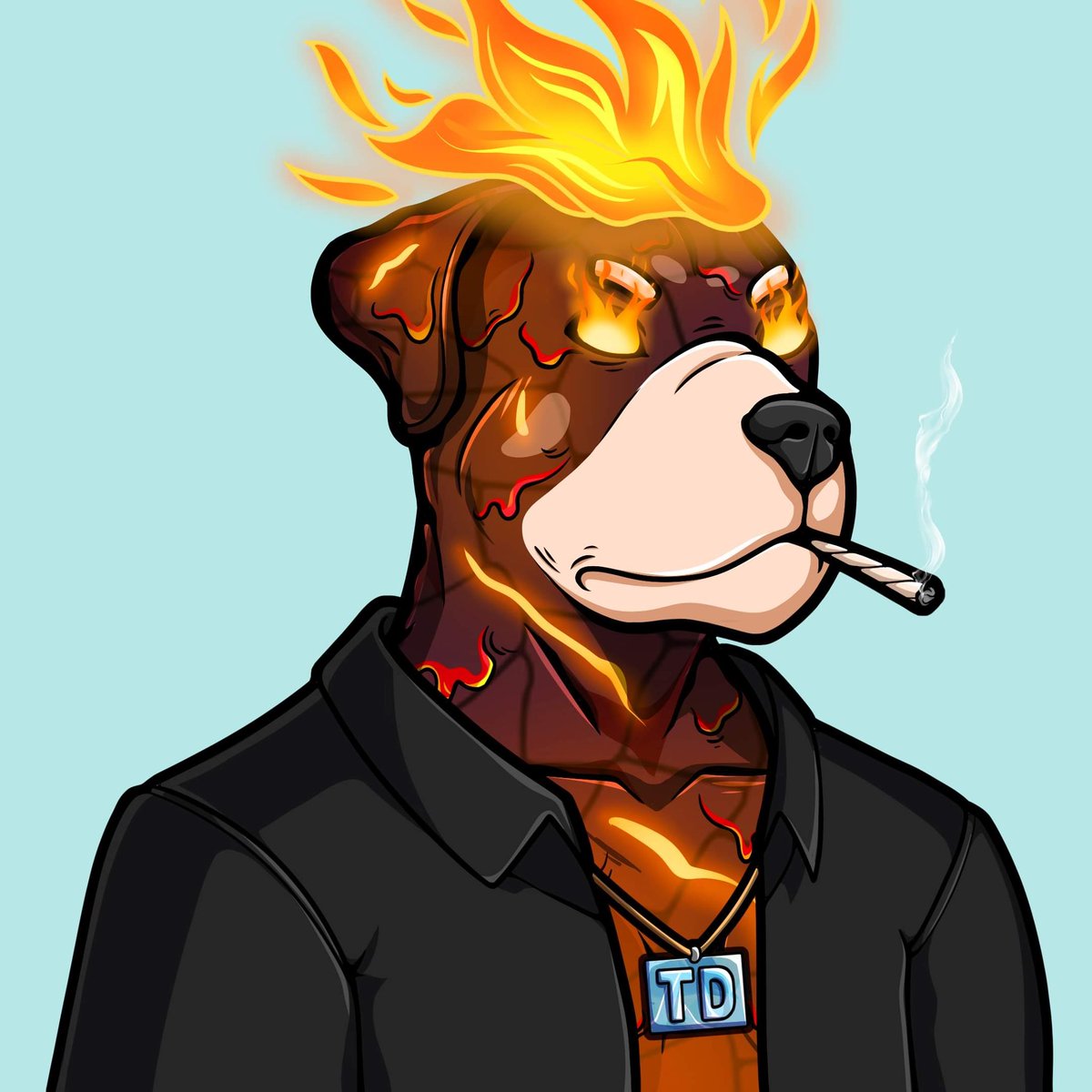 Shoutout to the NFT addicts still here, showing up in the bear You want to have some fun? Come join us on our journey 5 Alpha Dawgz remain🦴 You want one? ENGAGE! #LETITBURN #CNFT #CNFTGiveaway #CNFTCommunity