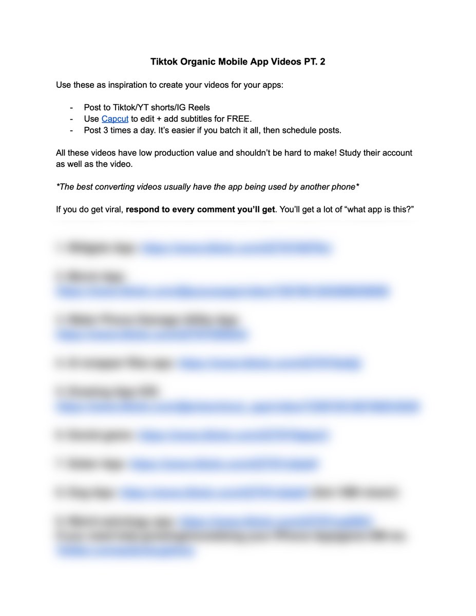 Use Tiktok Organic to grow your app!

I made a list of viral organic app videos that helped skyrocket downloads

One iPhone app video got 18M views! 🤯

Retweet + Comment "appgrowth" to this tweet to get the doc in your DMs.

(Must be following to get DM)