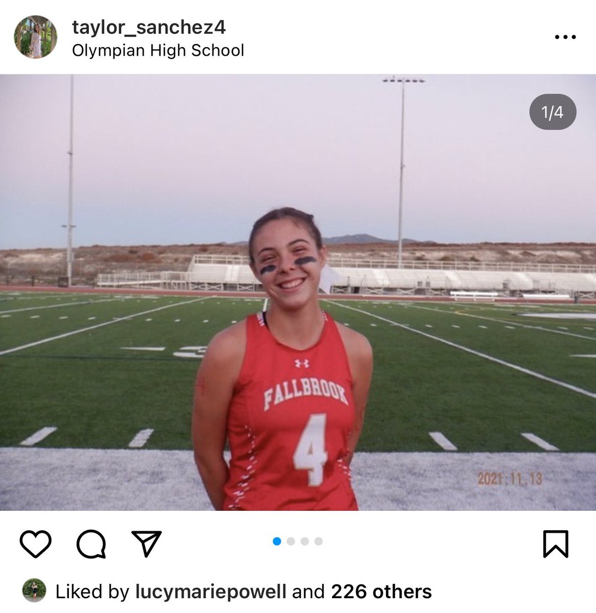 TheFVillageNews's tweet photo. Sanchez to continue lacrosse career at UW-Eau Claire 🥍
Click the link below to visit our website to read more ⤵️
https://t.co/hN7gcFzGfF
📸 Screenshot of @taylor_sanchez4 social media post
#taylorsanchez #fallbrookhighschool #universityofwisconsineauclaire #lacrosse https://t.co/tr8dNTLC70