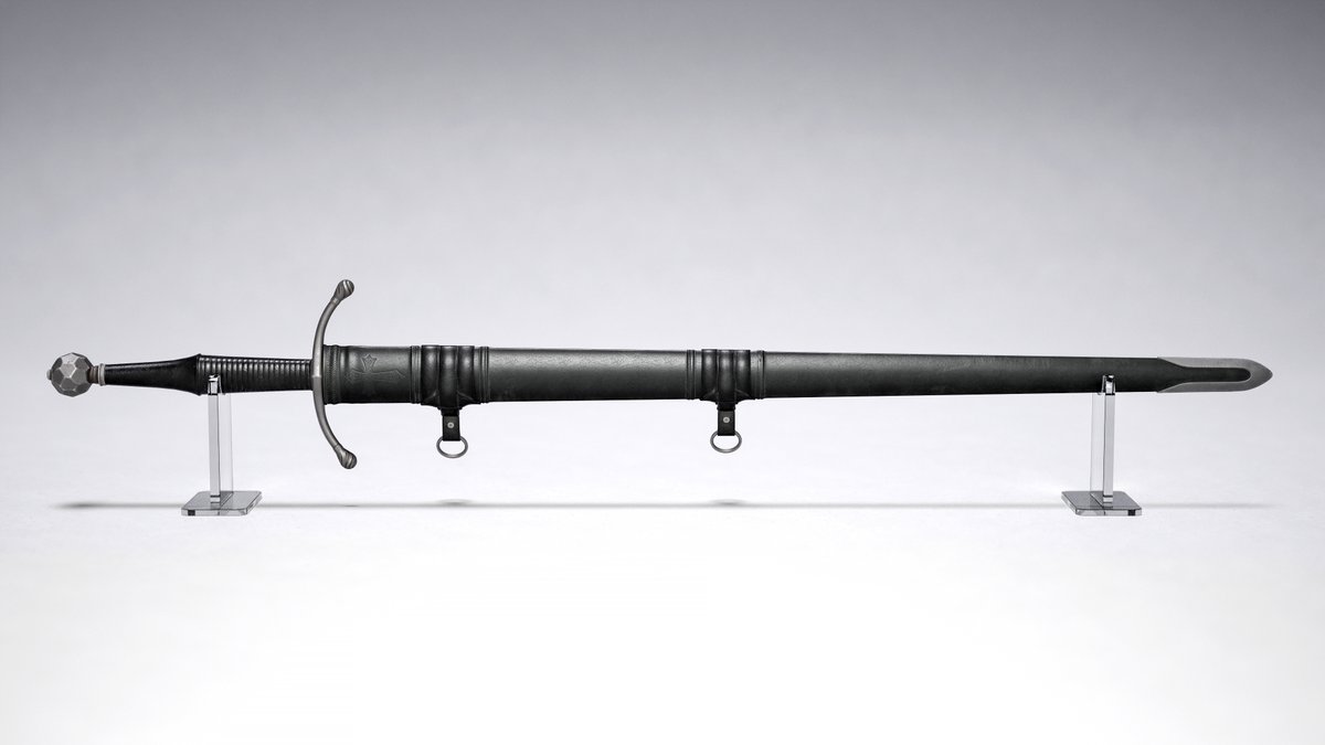 Modeled this scabbard for the sword I posted about last week. Pretty happy with it!
#3dmodeling #b3d #gameart