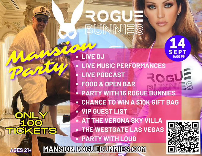 ⁉️Have You Secured Your VIP Ticket Yet? What Are You Waiting For? I Want To PARTY!   👀Only 100 Total<a href="/tag/vegas"class="tags"><span>#vegas</span></a><a href="/tag/party"class="tags"><span>#party</span></a><a href="/tag/roguebunnies"class="tags"><span>#roguebunnies</span></a><a href="/tag/breatheconventio"class="tags"><span>#breatheconventio</span></a>