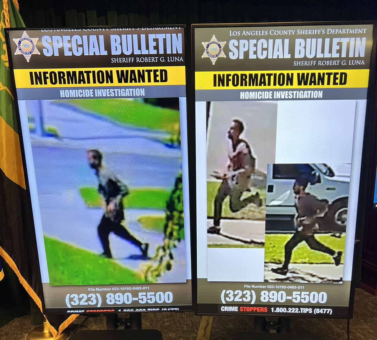 LACoSheriff's tweet photo. We want to remind the public to be vigilant and to lock your doors and windows. The community's safety is paramount to @LASDHQ and me. 

We are collaborating with @whittierpd and @chinopolicedept to locate and apprehend this suspect and bring him to justice. https://t.co/qm2MFpRMos