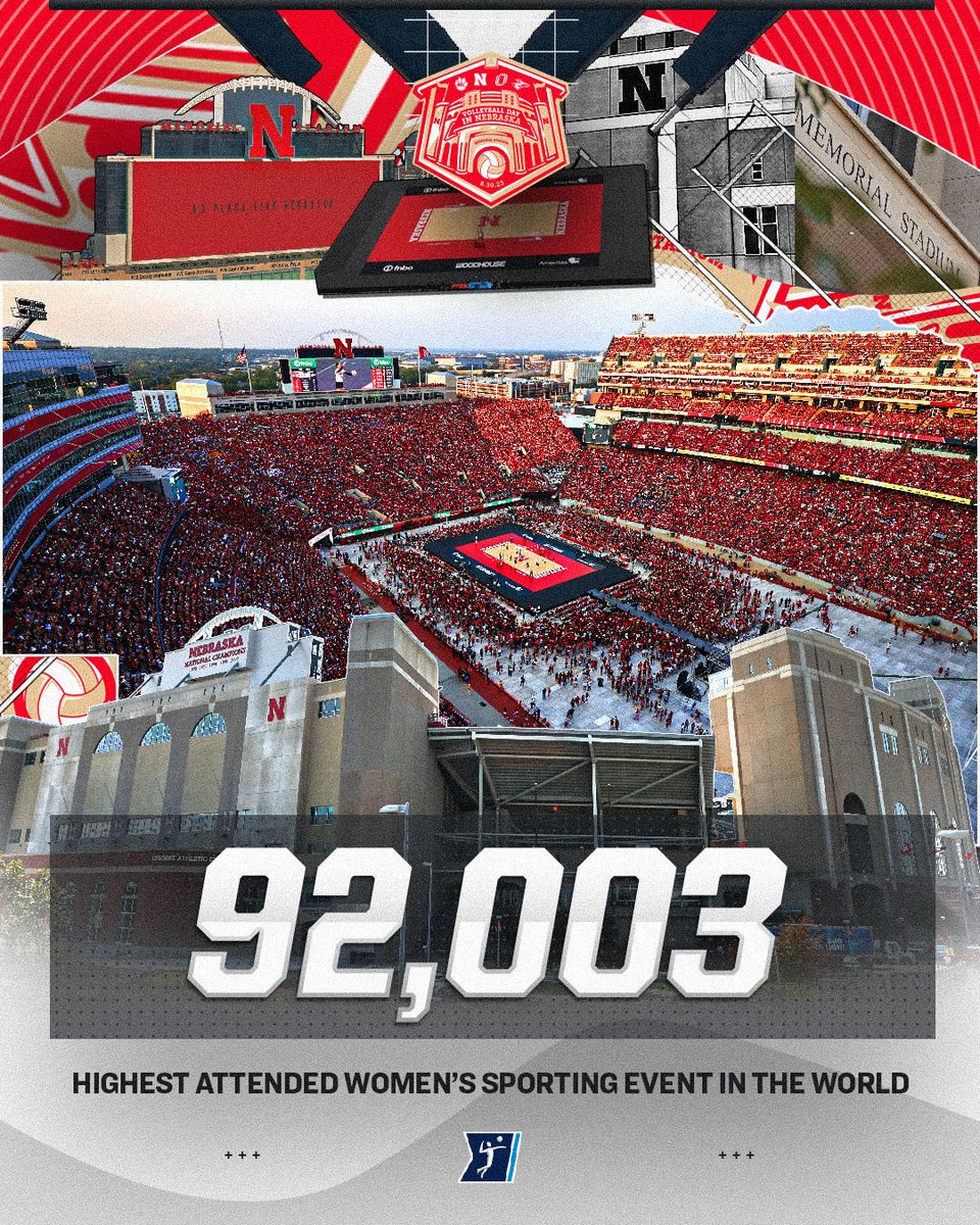 The largest crowd ever to attend a women's sports event. 

#NCAAWVB