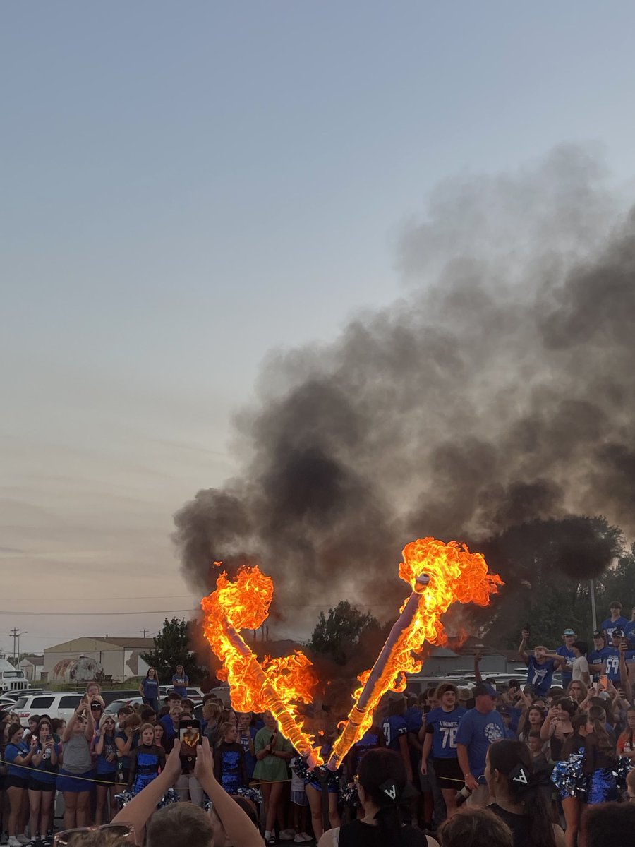 JohnKaufman20's tweet photo. Burning of the V! https://t.co/yHhUUvgZQF