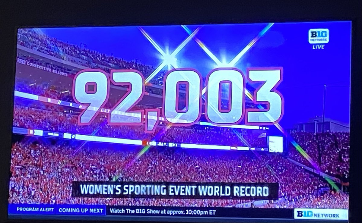 Congratulations!!  Thank you for supporting women’s sports! #volleyballdayinNebraska