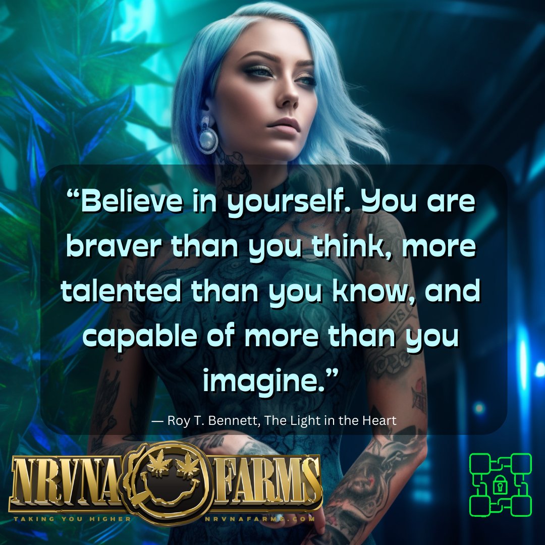 Rise and shine, fellow cannabis enthusiasts! 🌅 Let's greet the day with open minds and hearts. 

Just as the sun rises, let your spirits ascend with each toke, embracing the tranquility and potential that cannabis brings. 🌞🌿🔥

#NRVNAFarms #Web3 #Cannabis