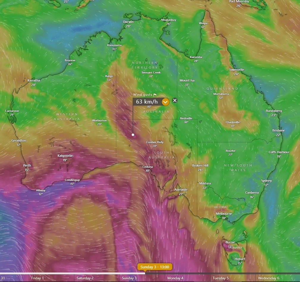 OzIndustries's tweet image. Something we have been monitoring over recent weeks and months is the coming period of 3-7th of September.
The long range forecast suggests a frontal system is due which can see a hot and dry northwesterly form. This frontal system and resultant northwest surge can see elevated…
