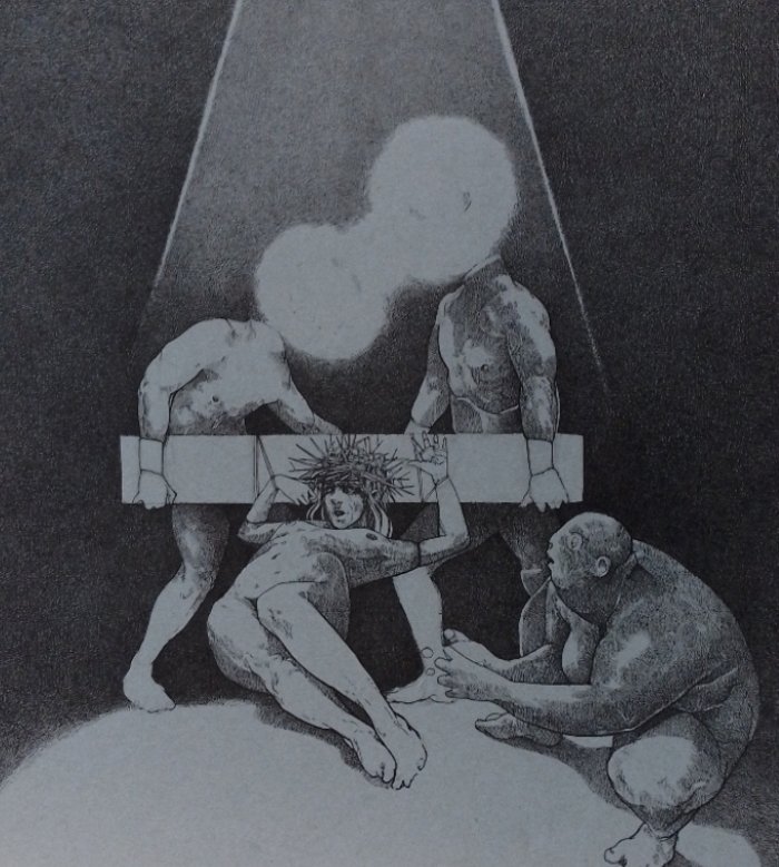 Tinta sobre papel;  2023.