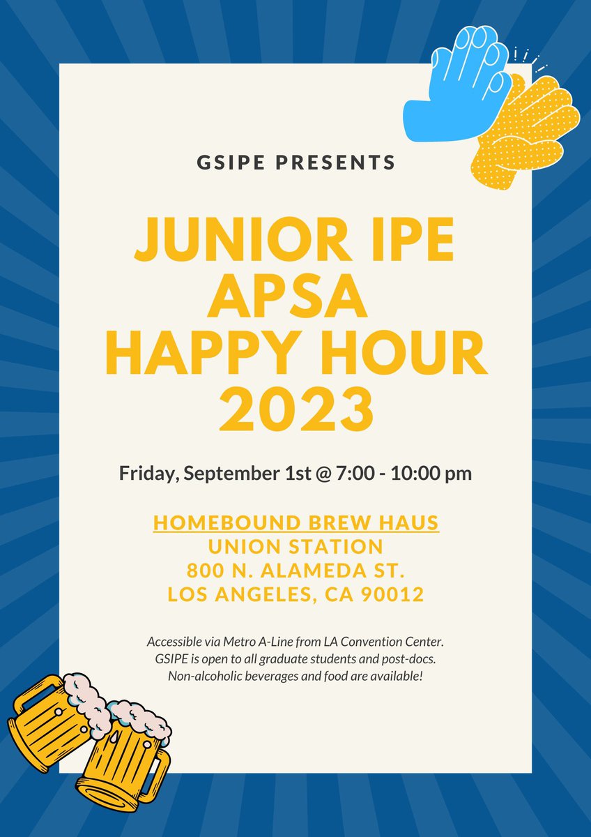 gradstudent_ipe's tweet photo. Concluding today with a nice dinner with this group of fantastic people! Remember to join our happy hour on Friday! https://t.co/p5Wb2AHXBu