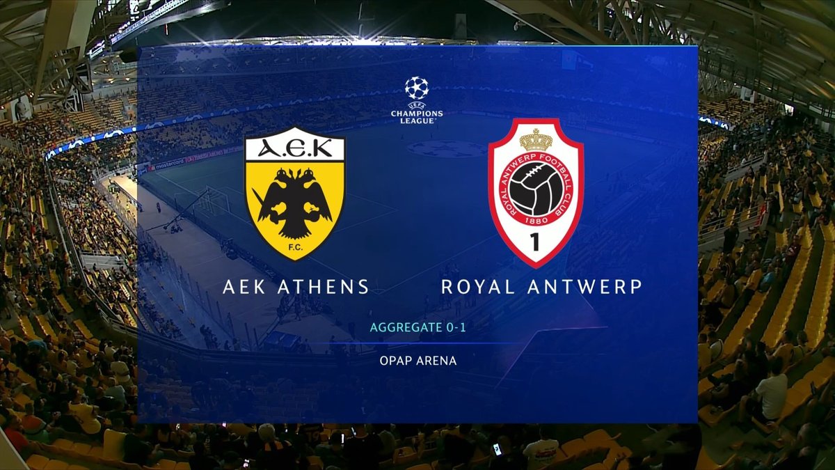 AEK Athens vs Royal Antwerp Full Match Replay