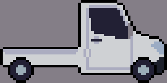 LunarSilverFox's tweet photo. A #transporter for @Pixel_Dailies 
A vehicle I did from reference, I want to believe I did capture the most general shapes right. 
#pixel_dailies #pixelart https://t.co/YO2EEVNrNP