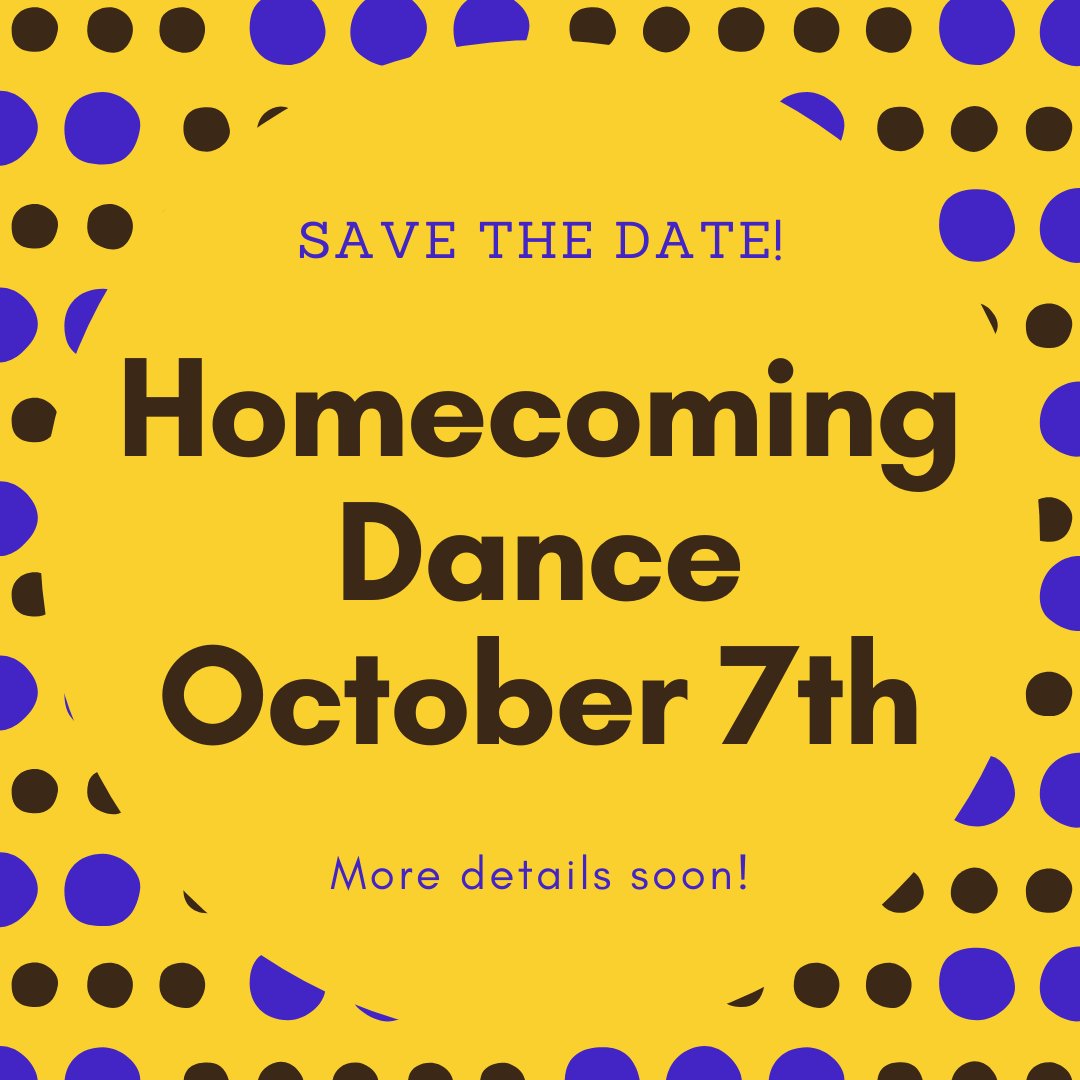 Before you know it it will be time for Homecoming!
Be  sure your student can attend the dance by updating their Family File in  HCPSS Connect and resolving any outstanding school obligations ($$). 
No tickets will be sold to students who have not met these conditions.
Thanks!