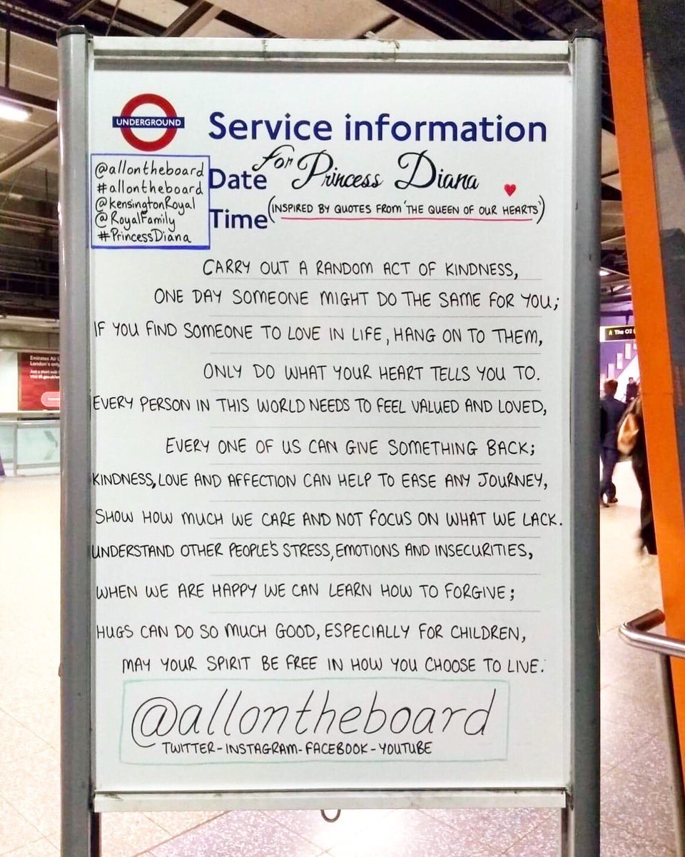 allontheboard's tweet photo. On this day 26 years ago the world lost Princess Diana.
She will be forever loved, always missed and never forgotten.

#PrincessDiana https://t.co/wMyoNSPLo9
