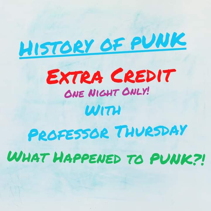 kuradio's tweet photo. TONIGHT 10PM ET
(One Night Only)
The History of Punk: Extra Credit
What Happened to Punk?
Only on #kuradio
"Alexa, play Kutztown University Radio."
#learnmore #GotoClass #collegeradio #ItsGoodToBeGolden https://t.co/JKrBRUUNYj