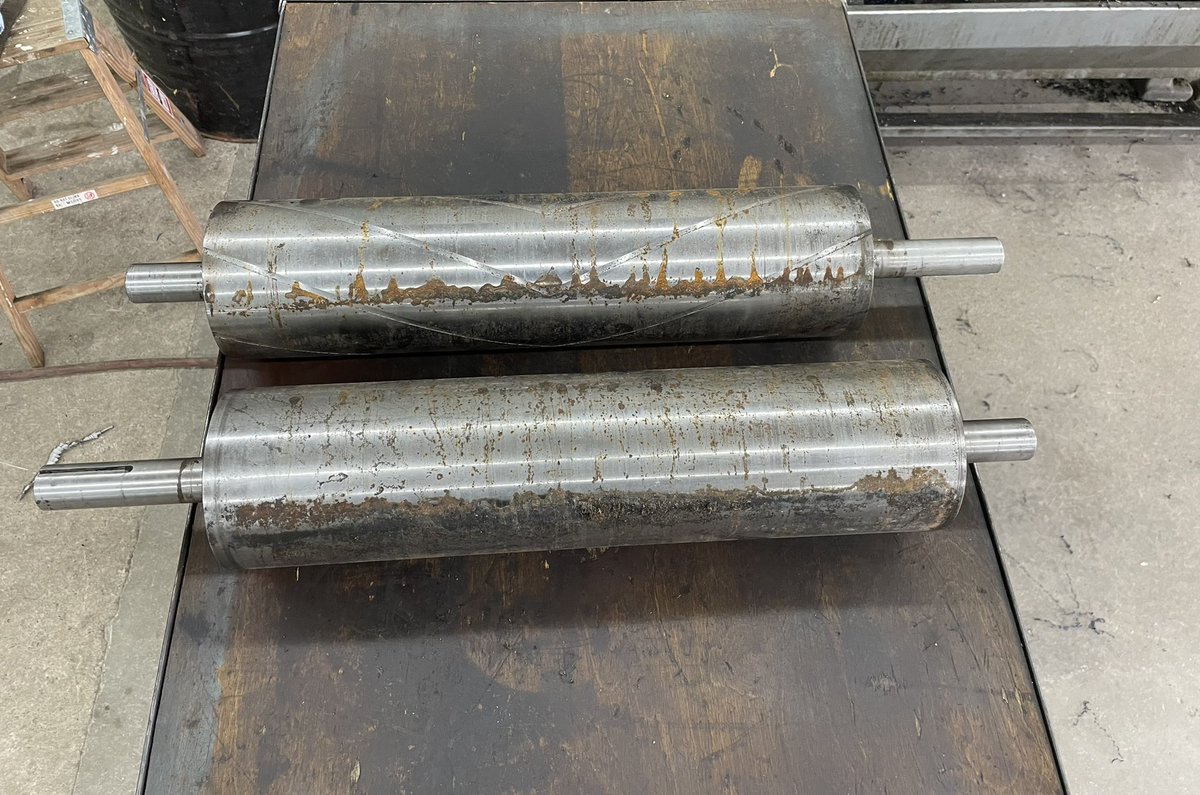 roch_solid's tweet photo. We have a couple of rollers that came in the shop that needed some modifications done to them.   Here’s a before and after shot.  https://t.co/1mZwD401Mw https://t.co/DnalWdOj9w