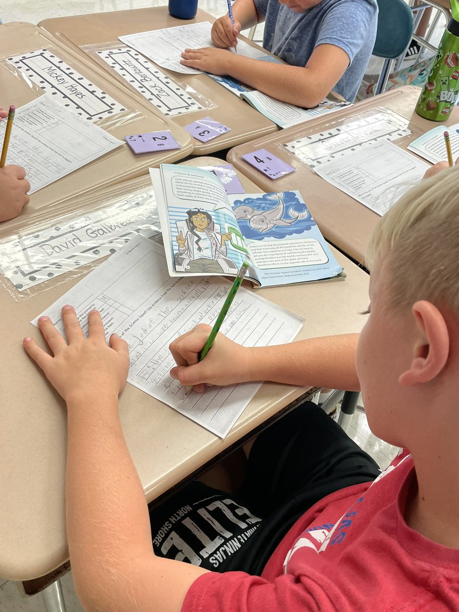 Loved visiting <a href="/MissImyak/">Ashley Imyak</a>’s class twice this week! Ss were using strategies to identify important elements of a story. In addition learning how to incorporate their learning into written responses! #112leads <a href="/WayneThomasscho/">Wayne Thomas School</a>
