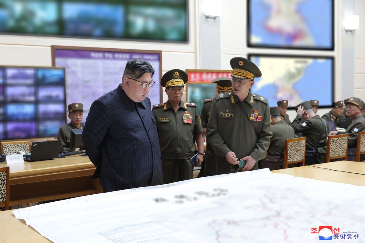 Military shows quirky side with leopard print chairs at meeting on nuclear attack and invasion of South Korea