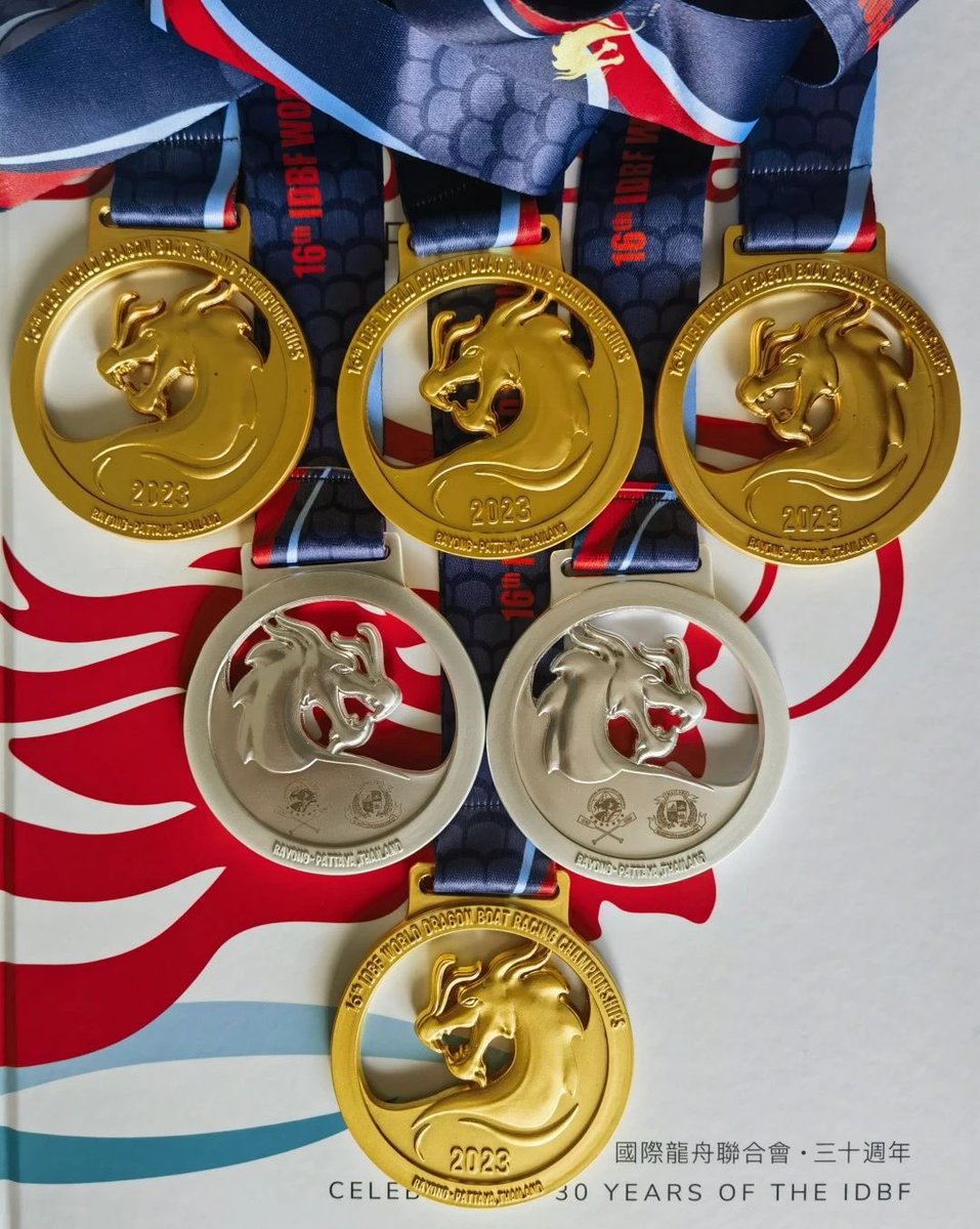 JiangsuYouth's tweet photo. The students of Nanjing Commercial College won six medals in the 16th IDBF World Dragon Boat Racing Championships 2023 which was held in #Pattaya, #Thailand from Aug 7 to Aug 13. #YouthinJiangsu #Nanjing #IDBF #DragonBoat #racing https://t.co/DOWaGUVad8